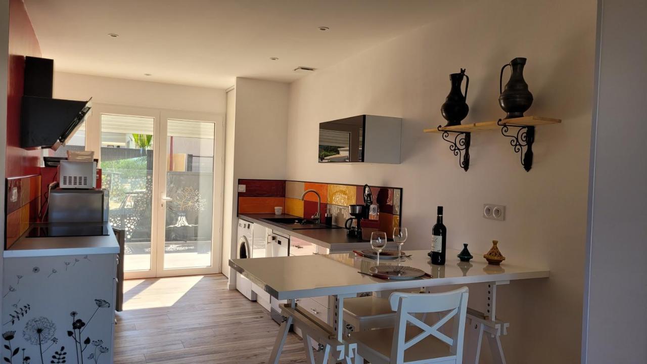Gite Du Soleil Maison Lumineuse Avec Terrasse Solarium Parking Prive Sorède Eksteriør billede